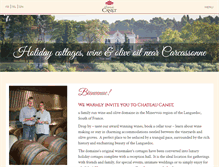 Tablet Screenshot of chateaucanet.com